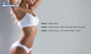 số đo 3 vòng chuẩn của nữ